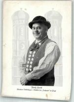 W8000 München Ferdl Weiß Volkssänger Volksmusik 1929 Gebrauchsspuren