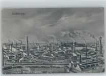 Gesamtansicht der Werke in Essen-Ruhr Krupp 1916