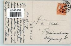 sign Ruab Gnischaf - Frau mit einem Vogelkäfig AK Künstler 1918 Künstlerkarte