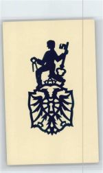 Schlüssel Deutsches Handwerk Berufe - Schützt Schloß und Riegel - Schwindt, A. Künstlerkarte