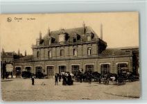 Douai La Gare - Kutschen Bahnhof 1917
