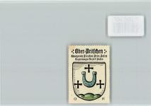 Ober Pritschen Przyczyna Górna Vignette Wappen Kaffee Hag ca 1920-1940 Vignette