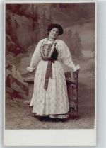 Foto 1900 AK Trachten Österreich