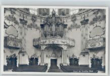 Ettal - Basilika Foto AK Kirchenorgel 1920