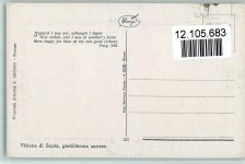 Serie Nr. 627 Verlag E. Sborgi - Visione di Sapia , christliches AK Verlag Prägedruck