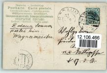 Hoch Aloisia - Vergissmeinnicht - Namenstag AK Name auf AK 1903 Lithographie / Prägedruck