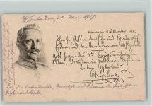 Patriotik Schreiben Adel Kaiser Wilhelm II 1917
