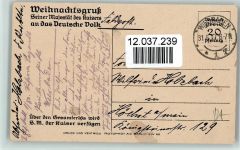 Patriotik Schreiben Adel Kaiser Wilhelm II 1917