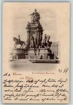 Wien - Maria Theresia Monument 1899 AK Adel Österreich