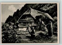 Bauernhaus im Schwarzwald , Brunnen Moralt, W.