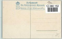 Aquarell Künstler Karte Nr. 618 Huber - Trinkstube litho Hofbräuhaus