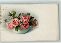 Serie 2211 Blumenvase mit Rosen Meissner & Buch 1919