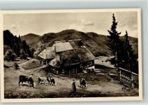 Schwarzwaldidylle , Bauernhaus Moralt, W. Künstlerkarte