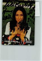 Anne Karin Original Autogramm Schlagersänger