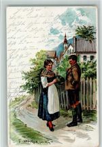Serie Lied der Liebe , litho Döcker, E.