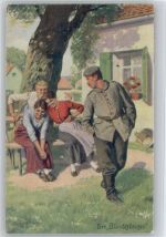 Karte Nr. 8 - Der Blindgänger - Soldatenliebe - Immer Fachmann Serie Soldatenleben