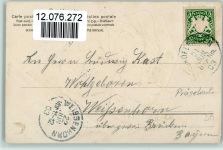 Mädchen schreibt einen Brief 1903 AK Tintenfass Prägedruck