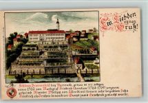 95326 W8650 Kulmbach Lithographie Schloss Drossenfeld anno 1763 - Verlag Giessel