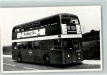 Privatfoto -1955 Doppeldecker in England Omnibus