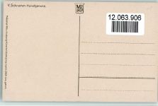 Serie 2528 sign V. Schramm Kunstgenuss - Glamour Frau betrachtet Bilder Meissner & Buch Künstlerkarte