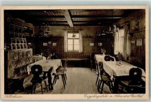08359 O9431 Tellerhäuser Gebrauchsspuren Erzgebirgsstube in Schneiders Gasthaus Landpost