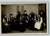 Spinnstube - Hauensteiner Trachten AK Spinnerei 1936 Foto AK