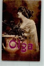 Name: Olga - Amag Verlag AK Eckknick Name auf AK 1921 AK mit Glitzer