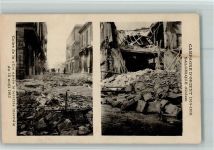 Thessaloniki Saloniki 1917 - Trümmer