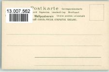 Karte mit Tannenduft, Tannenzapfen , Verlag J.C. Schmidt Duftkarte 1900 Lithographie