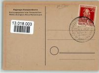 W7000 Stuttgart Erste Tagung der deutschen Kurzwellenamateure 1947 AK Qsl-Karte
