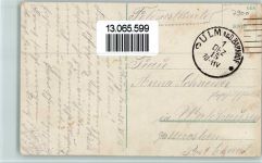 89073 W7900 Ulm , Donau 1915 - Einst und Jetzt - Zeppelin , Sage AK