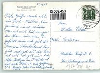 88339 W7967 Bad Waldsee 1965 - Pension Schwabenland, mit Innenansicht, gute Erhaltung AK