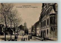 53879 W5350 Euskirchen 1916 - Kirchstrasse, Amtsgericht, gute Erhaltung AK
