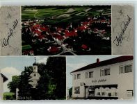 94547 W8351 Iggensbach 1968 - Fritz Pollak Lebensmittel, Kirche, gute Erhaltung AK