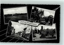 65239 W6203 Massenheim , Main-Taunus-Kr 1965 - Kriegerdenkmal, Kirche, Straßenbild, gute Erhaltung AK