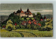 Kyburg sign Bollmann - gute Erhaltung AK Künstler Lithographie / Künstlerkarte