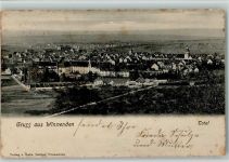 71364 W7057 Winnenden , Württ 1906 - Total - Verlag Dobler AK Stockflecken