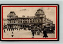 Brüssel Umrandung schwarz-weiß-rot - Nordbahnhof , Straßenbahn Bahnhof