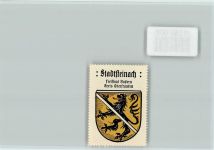 95346 W8652 Stadtsteinach - Vignette Wappen Kaffee Hag ca 1920-1940
