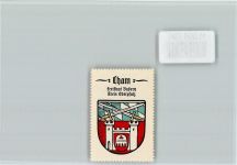 W8490 Cham , Oberpf Vignette Wappen Kaffee Hag ca 1920-1940 Vignette