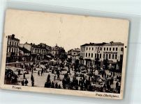 1918 - Piata - Marktplatz - Marktszene