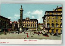 00100 Roma Lithographie Piazza Colonna