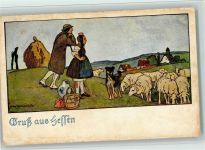 Hessische Trachten Nr. 127 - Verlag Mandt , Flecken Ubbelohde, O.