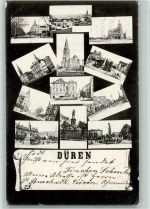 52349 W5160 Düren , Rheinl 1906 Gebrauchsspuren Ortsansichten Mehrfachaufnahme