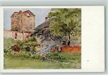 Kriegsfürsorgeamt WK I AK Erzherzog Heinrich Ferdinand Serie Nr. 3 - Glogow Galizien Kirchenruine Kriegsfürsorgeamt