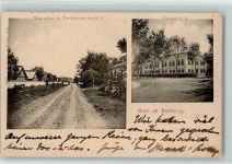 Bandung Bandoeng 1910 - Weg achter de Werplaatsen der S. S. Controle S. S.