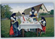 Verlag Kulmann Nr. 44 - Kaffee trinkgen Trachten Schaumburg-Lippe