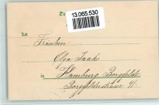 W2000 Hamburg Nr. 7 Offiz. Karte 1897 - Kunstverlag Rosenblatt AK Gartenbauausstellung Lithographie