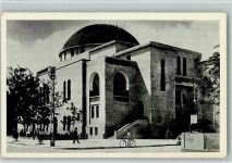 Tel-Aviv The large synagogue AK Synagoge 1940-50