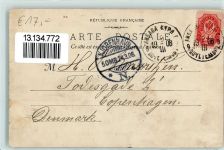 Dschibuti 1906 Gebrauchsspuren Fetes du Ramadam Montagnes Russes el balarcoire